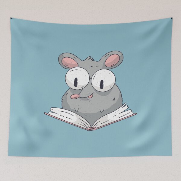 Item preview, Bookworm, books, reading designed and sold by DerSenat.
