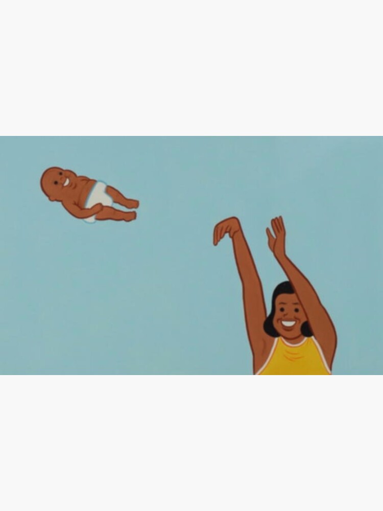"Meme Yeet (Throwing Baby)" Sticker for Sale by carntzen Redbubble