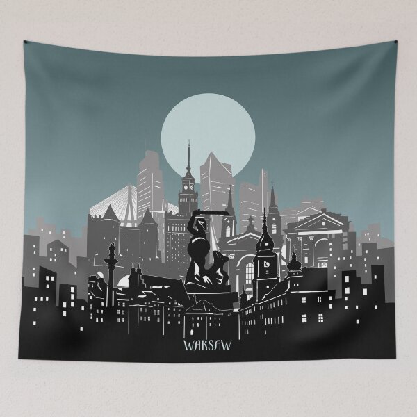 Item preview, warsaw skline designed and sold by BekimART2.