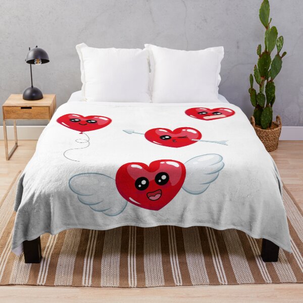 Item preview, Glossy emoji hearts designed and sold by HotVector.