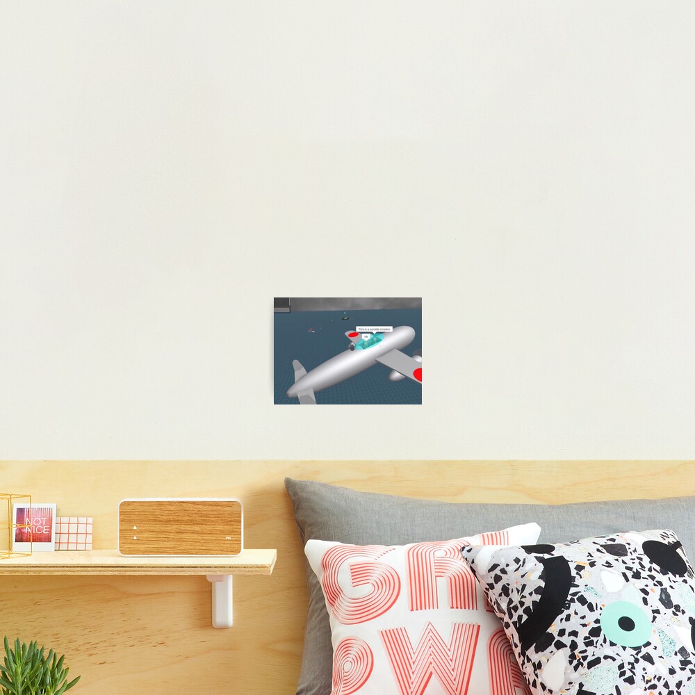 Suicide Mission Roblox Meme Photographic Print By Nukerainn Redbubble - suicide mission roblox meme acrylic block by nukerainn redbubble