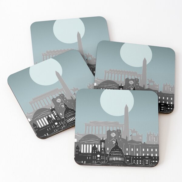 Item preview, washington dc skyline designed and sold by BekimART2.