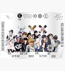 EXO - Collage Poster