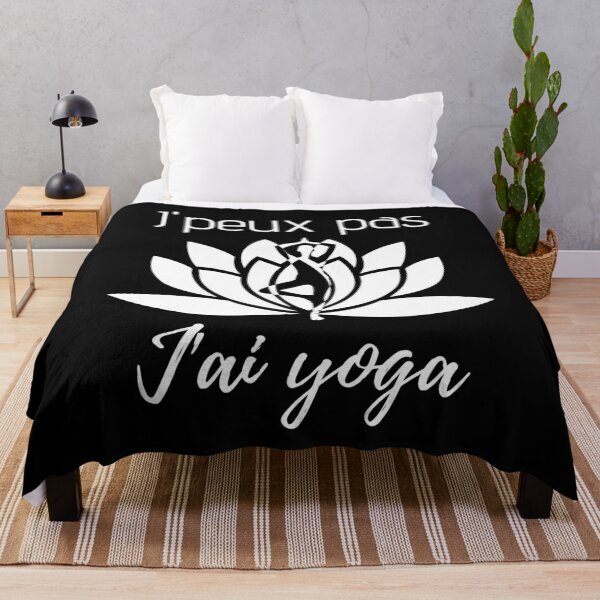 Item preview, I can't white yoga designed and sold by Jenmag.