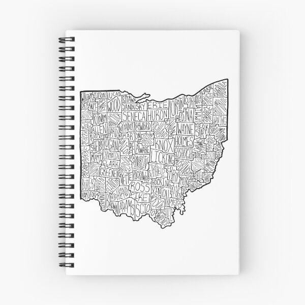 Item preview, Ohio Map designed and sold by Calen  Picard-Carroll.