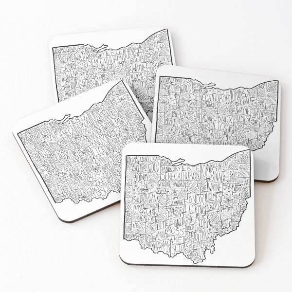 Item preview, Ohio Map designed and sold by Calen  Picard-Carroll.