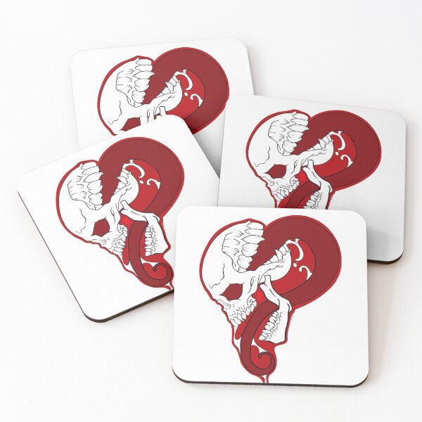 Item preview, heart skull designed and sold by Black-hands.