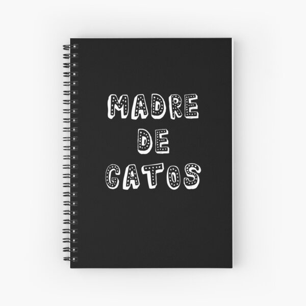 Regalo - Madre de Gatos - Cat Lover Gift Spiral Notebook