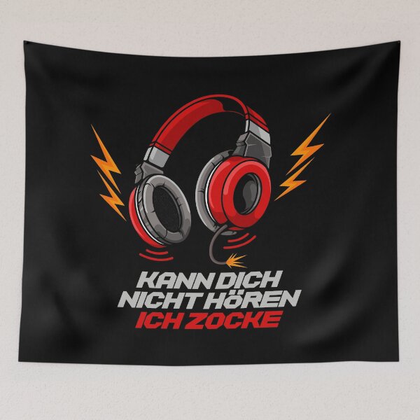 Item preview, Kann dich nicht hören - Ich zocke - Gaming Gamer designed and sold by anziehend.