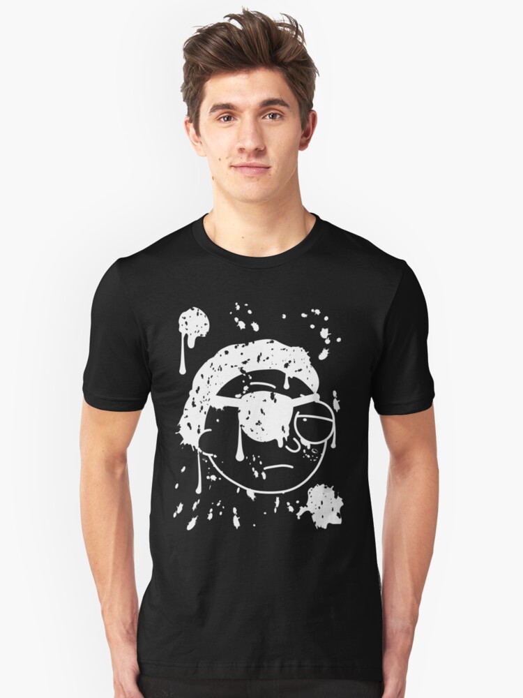Alternate view of Dripping Evil Morty Black - rick and morty Slim Fit T-Shirt