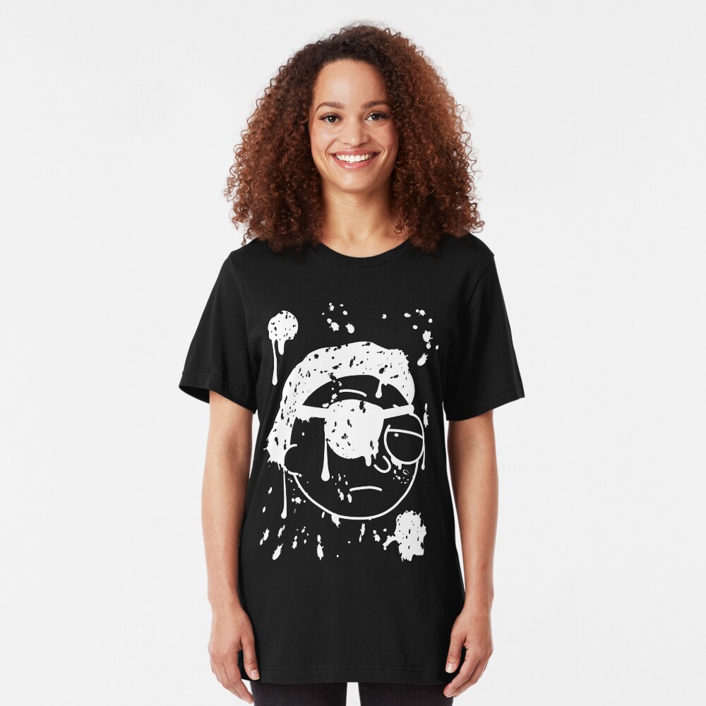 Dripping Evil Morty Black - rick and morty Slim Fit T-Shirt