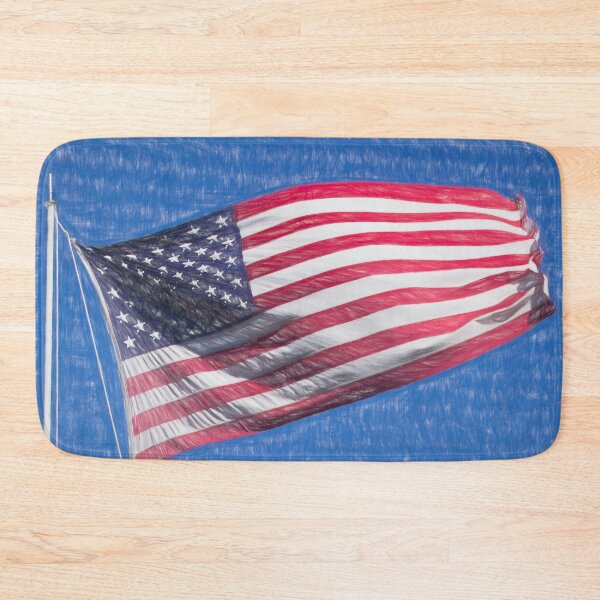 Item preview, American Flag Art Pencil Sketch designed and sold by Londonimages.