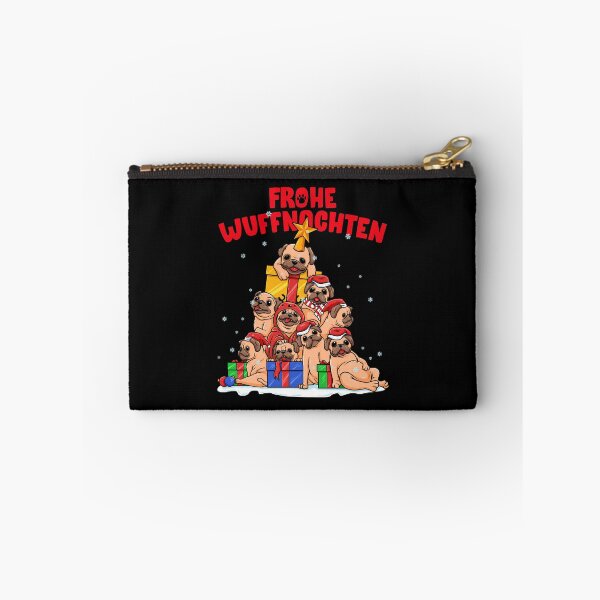 Item preview, Frohe Wuffnachten für Mops Besitzer - Hundehalter designed and sold by anziehend.