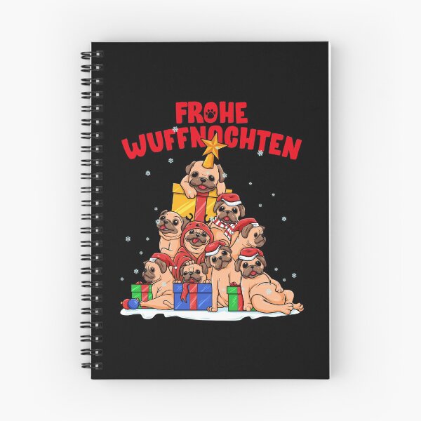Item preview, Frohe Wuffnachten für Mops Besitzer - Hundehalter designed and sold by anziehend.