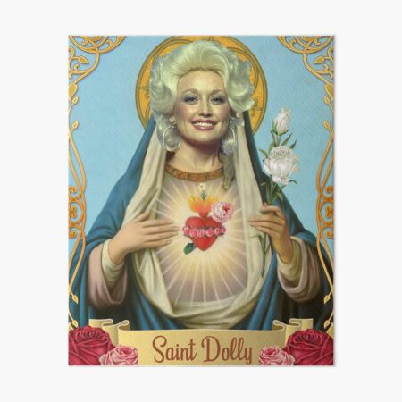 Saint Dolly Parton Art Board Print