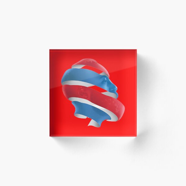 Basketball Beard Acrylic Block