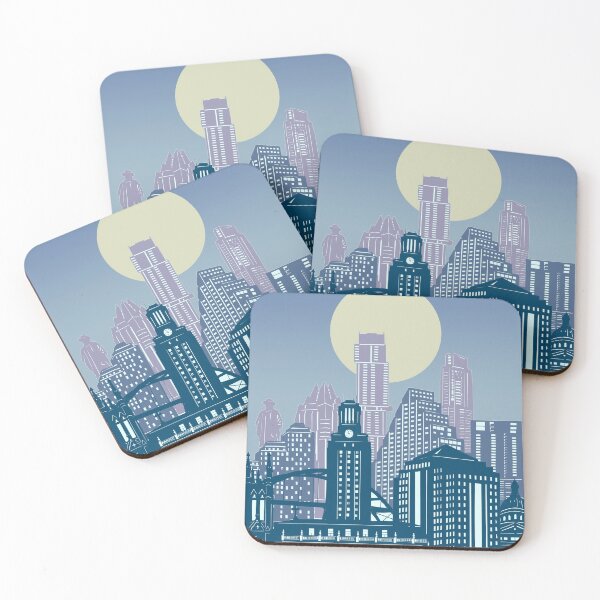 Item preview, austin skyline designed and sold by BekimART2.
