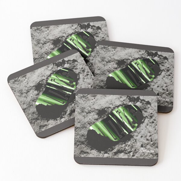 Item preview, Not on the gradient green moon designed and sold by Sandre.Crea.