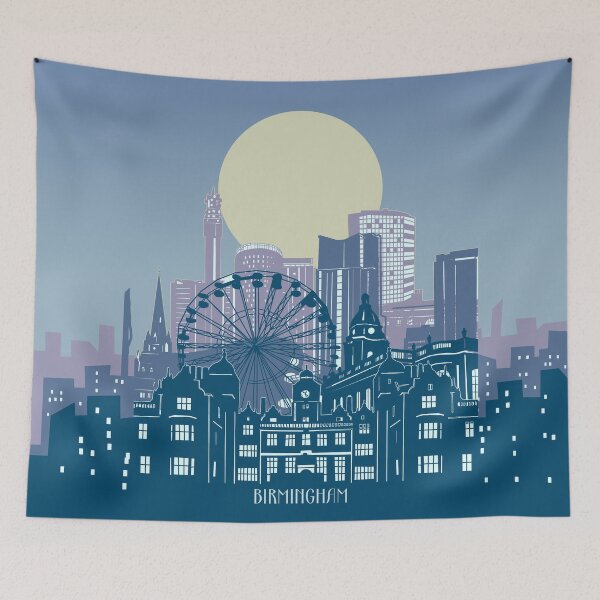 Item preview, birmingham skyline designed and sold by BekimART2.