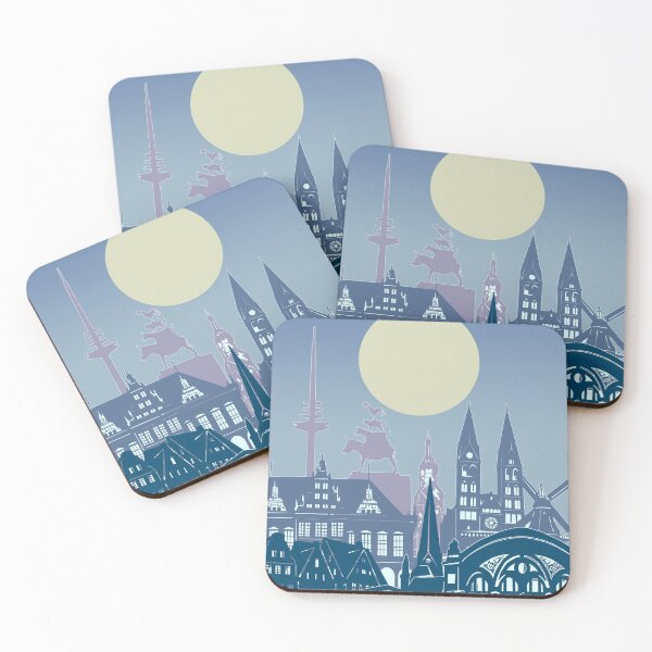 Item preview, bremen skyline designed and sold by BekimART2.