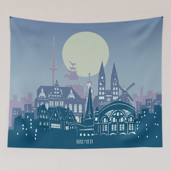 Item preview, bremen skyline designed and sold by BekimART2.