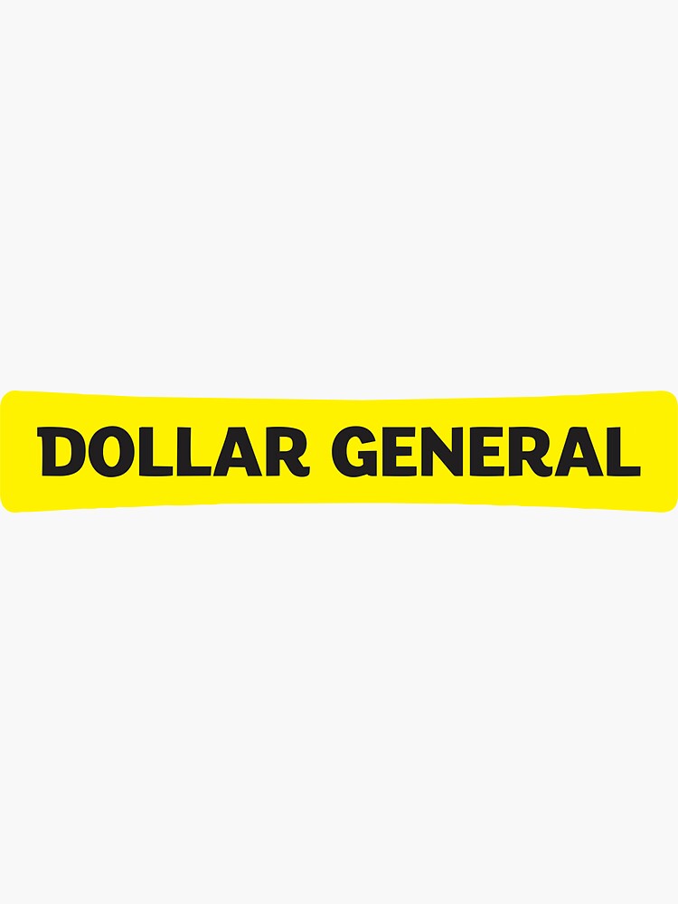 "Best Seller Dollar General Merchandise" Sticker for Sale by