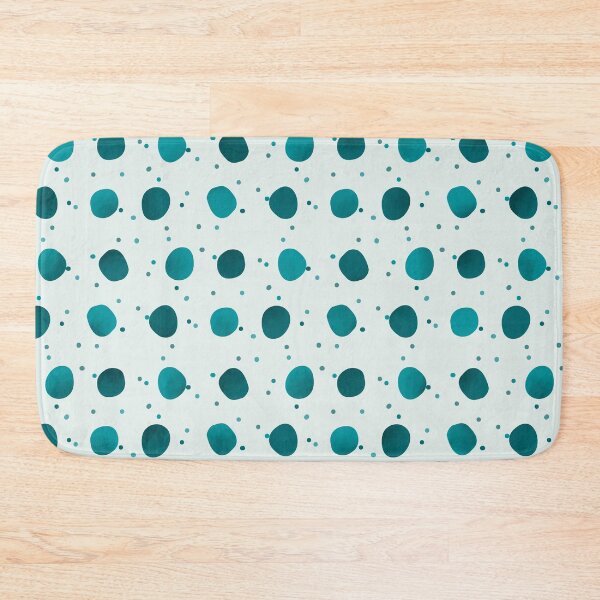 Item preview, Brushstroke Polka Dot Pattern in green designed and sold by Zesty Resty.