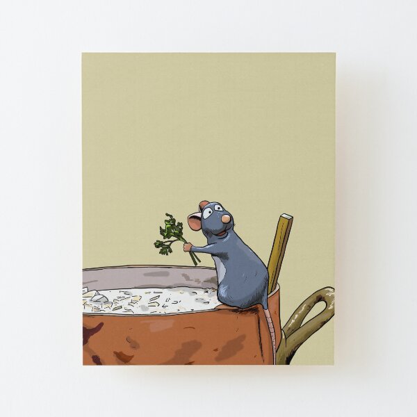 Ratatouille Wood Mounted Print