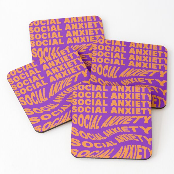 Item preview, Social Anxiety depression health mental self care humor designed and sold by Domenico Scalise.