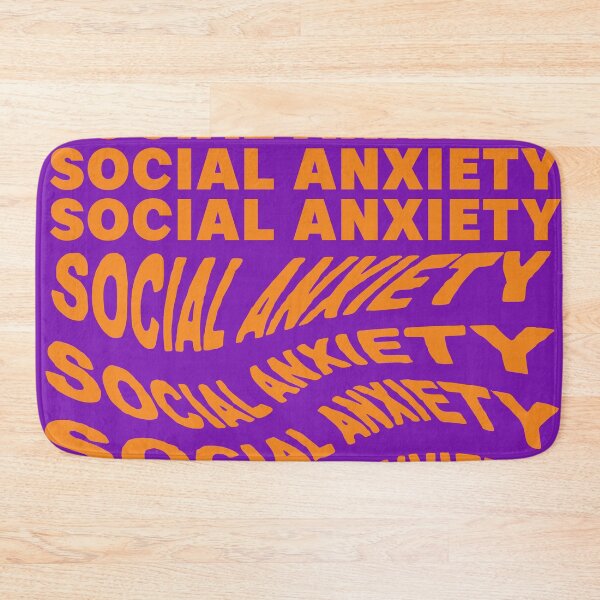 Item preview, Social Anxiety depression health mental self care humor designed and sold by Domenico Scalise.