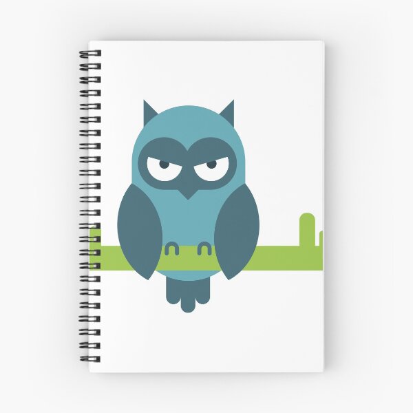 Item preview, owl comic animal portrait designed and sold by Lo2k.