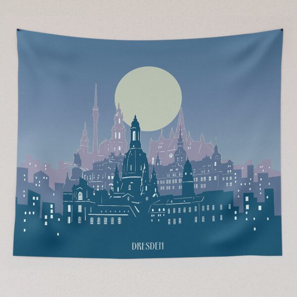 Item preview, dresden skyline designed and sold by BekimART2.