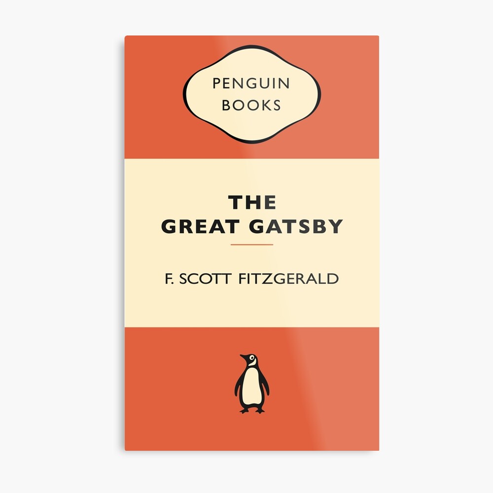 Penguin Classic Fiction The Great Gatsby By F Scott Fitzgerald Canvas Print By Mwilsoa121 Redbubble