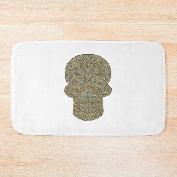 Item preview, Golden skull designed and sold by nellylebrun.