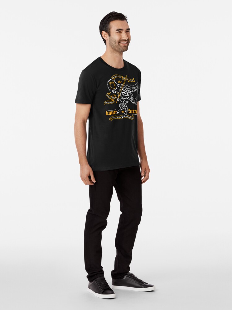 Thumbnail 3 of 6, Premium T-Shirt, Kunst des Fechtens - Tetramorph designed and sold by ArteDoCombate.