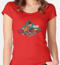 Troja und Abed's Dope Adventures Tailliertes Rundhals-Shirt