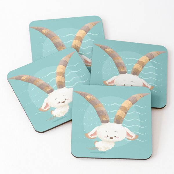 Item preview, Cute Running Goat designed and sold by Khotekmei.