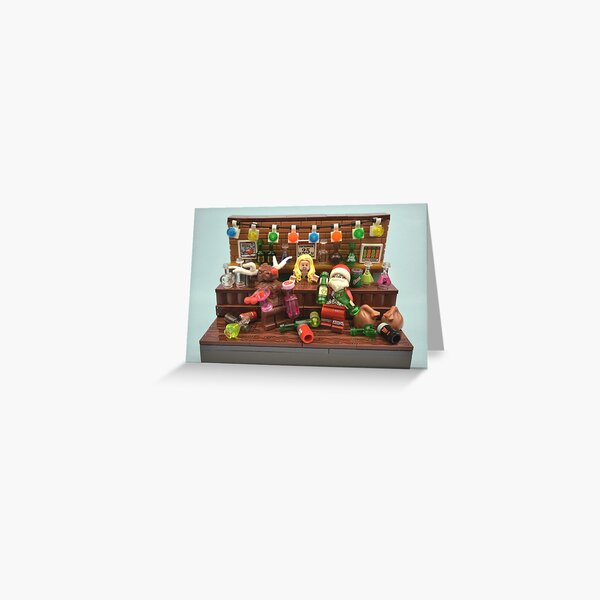 Bad Santa & Rudi Greeting Card