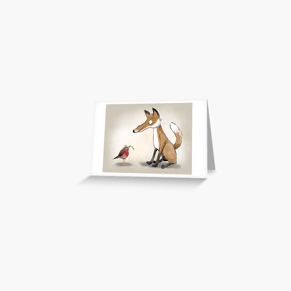 Item preview, Fox and robin designed and sold by Matt Corrigan.