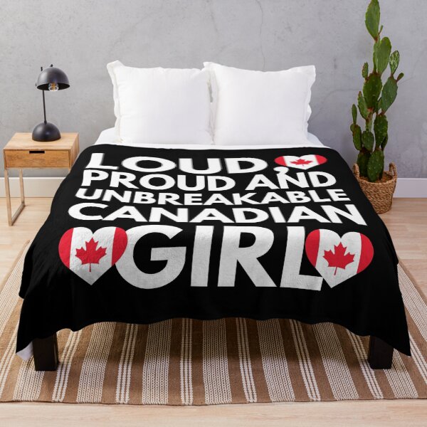 Item preview, Chica canadiense ruidosa, orgullosa e irrompible de Canadá designed and sold by HelloFromAja.