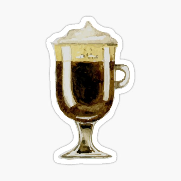 Irish coffee Sticker