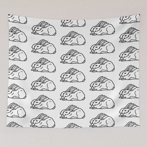 Item preview, Rabbit Beta Woodblock designed and sold by pennyandhorse.