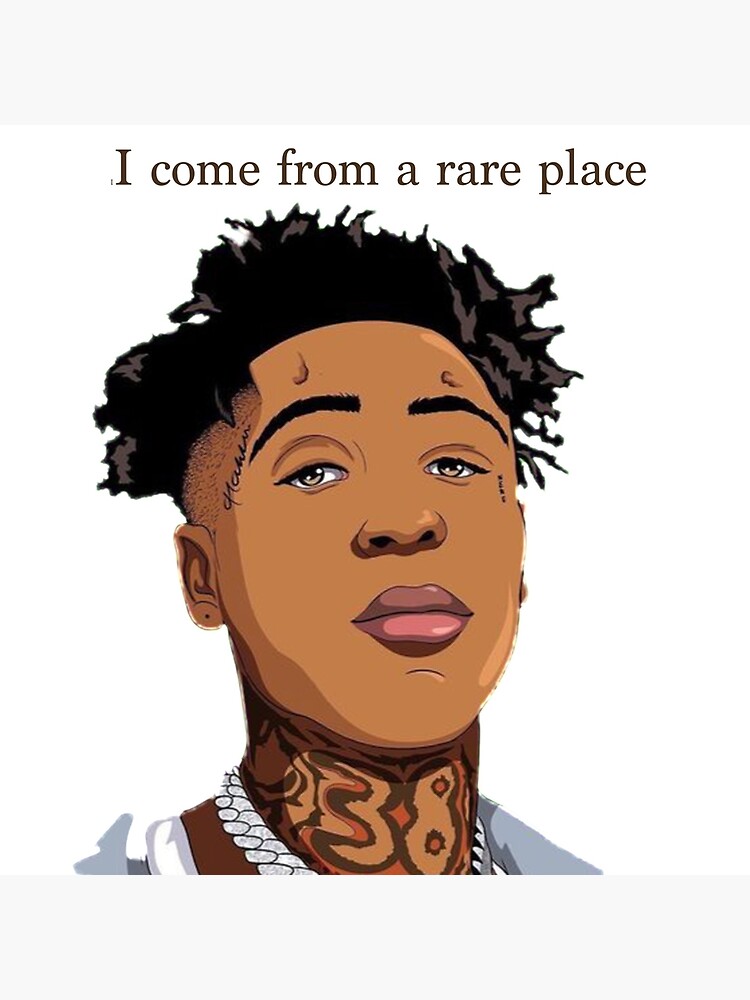 Top Album Drawing T Shirt - NBA Youngboy Adult Medium - by Spencer's