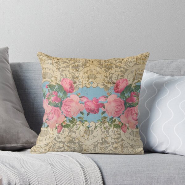 Item preview, Vintage Roses in Ornate Scroll  designed and sold by RosalieReeves.