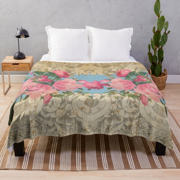 Item preview, Vintage Roses in Ornate Scroll  designed and sold by RosalieReeves.