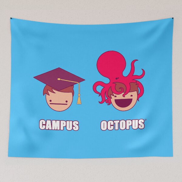 Item preview, CAMPUS vs OCTOPUS designed and sold by SuperOctopus.