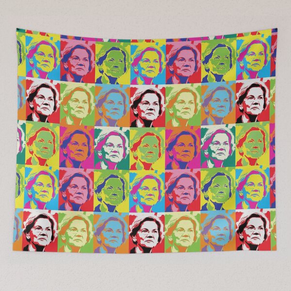 Item preview, Elizabeth Warren Superstar popart designed and sold by Thelittlelord.