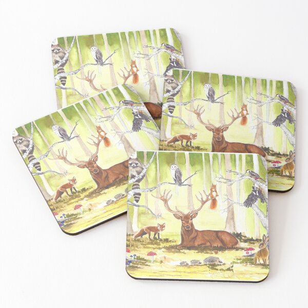 Artikelvorschau, Woodland Scene Animal Retreat entworfen und verkauft von alice-sc.