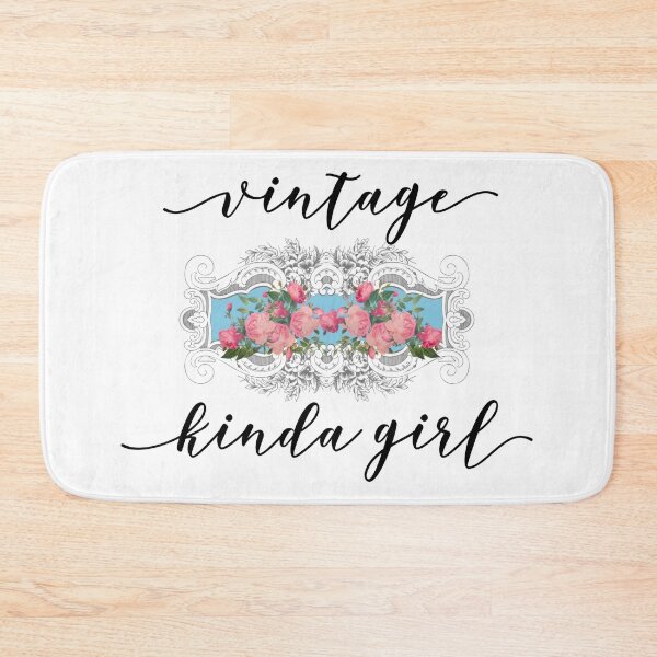 Item preview, Vintage Kinda Girl with Old Roses on Ornate Scroll Work designed and sold by RosalieReeves.