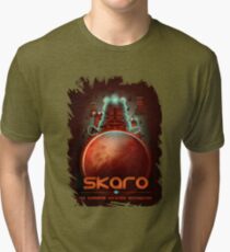 Travel To... Skaro! Tri-blend T-Shirt
